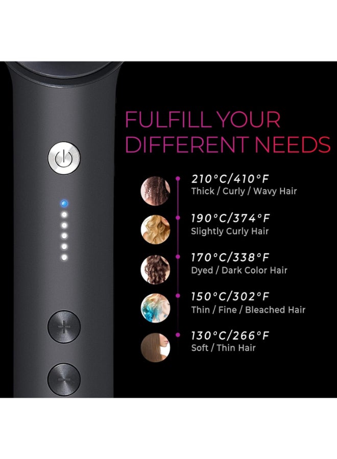 TYMO Ring Hair Straightening Comb Black - Image 5