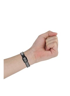 Generic Smart Watch Band for Huawei Band 6 / Honor Band 6 Breathable Sport Silicone Replacement Wristband Strap - Black and White  - Image 3
