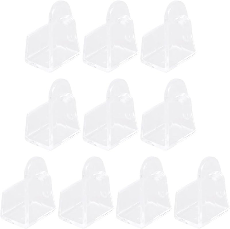 خطافات لاصقة شفافة ثقيلة الوزن عبوة من ١٠ قطع لإطارات النوافذ والأبواب وديكور المنزل - Image 2