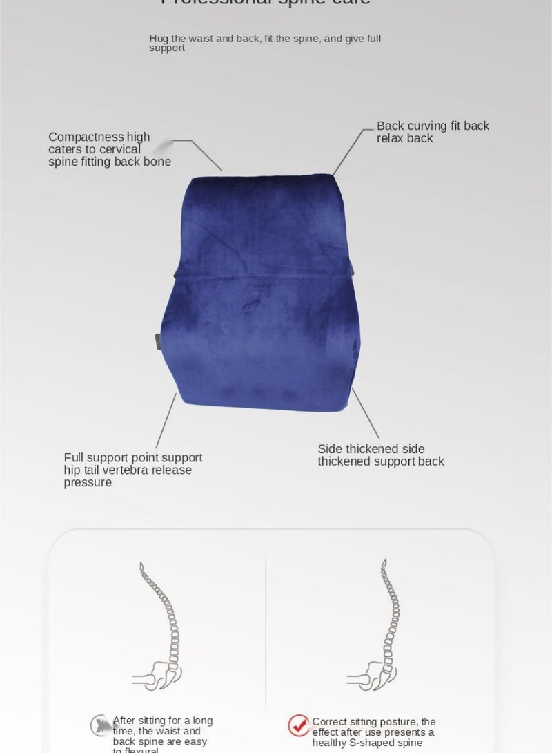 HT A medical backrest to support the back and lumbar and relieve lower back pain. Its design contains prominent granules that work as a natural massage in addition to good ventilation. - Image 5