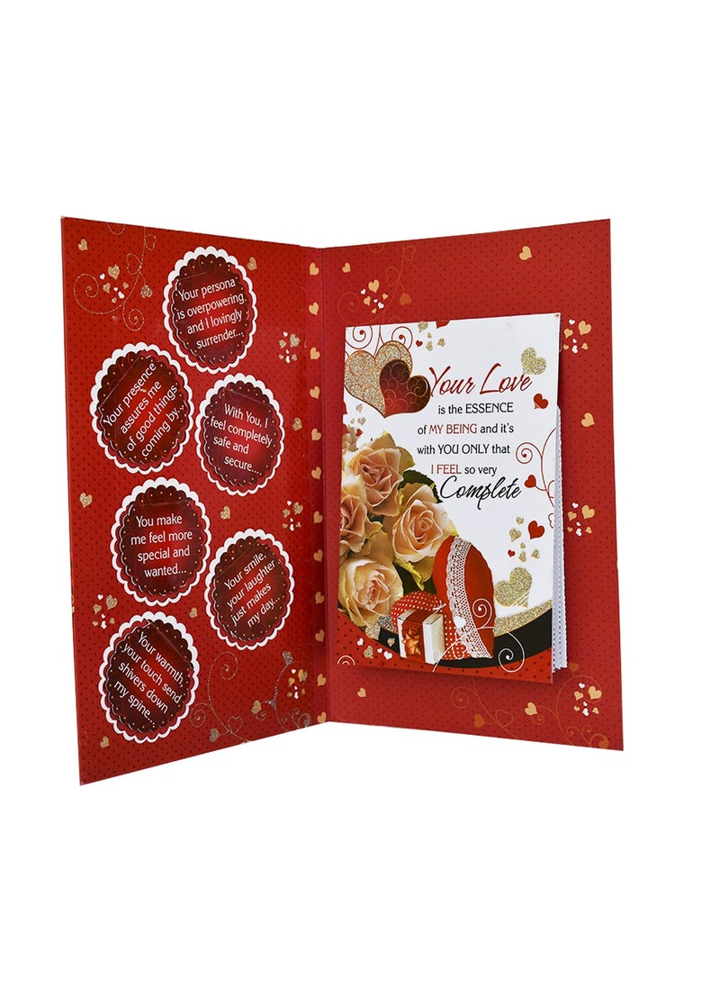 Saugat Traders Saugat Traders Love Gift for Girls, Women - Love Greeting Card with Teddy Bear and Sling Bag - Birthday Gift - Valentine Day Combo for Girlfriend, Wife  - Image 3