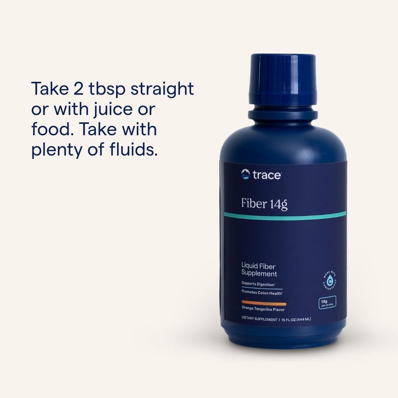 Trace Minerals Fast Absorbing Fiber 14 g  Fiber Supplement with Aloe Vera Apple Juice  Boron  Healthy Digestion Support with Prebiotic Fiber  Orange Tangerine Flavor 15 fl oz 15 Servings - Image 4