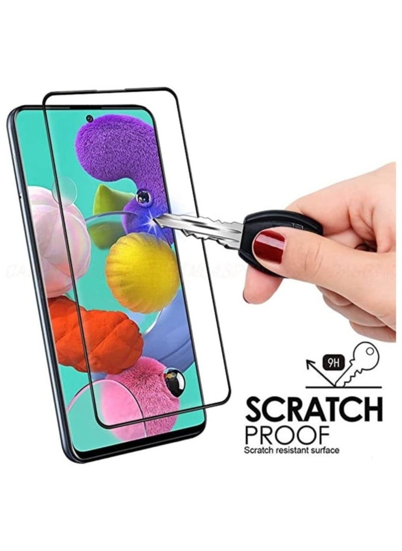 Raxoom [2-Pack] Tempered Glass Screen Protector for Samsung Galaxy A73 5G Full Coverage Screen Glass 9H Hardness Anti Fingerprint Scratch Resistance - Image 2