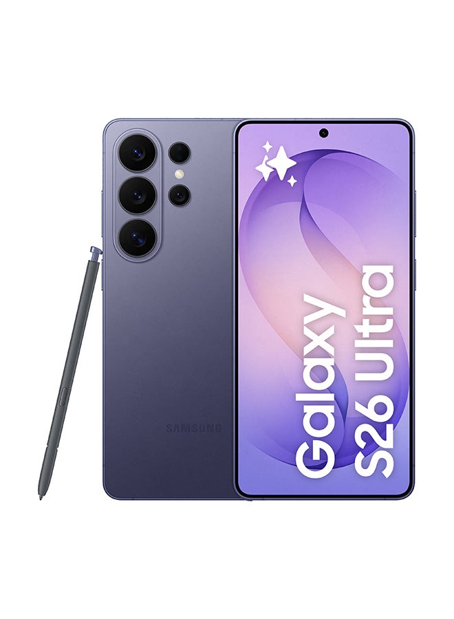 سامسونج Galaxy S26 Ultra Dual SIM Cobalt Violet 12GB RAM 256GB 5G - Middle East Version - Image 1