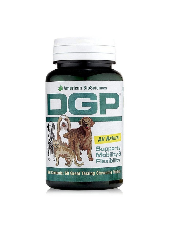 American BioSciences American BioSciences DGP All-Natural Joint Supplement for Dog Hip & Joint Support with Turmeric, Boswellia Extract, Feverfew - Quick Mobility Support - 60 Chew Tabs for Pets - Image 1