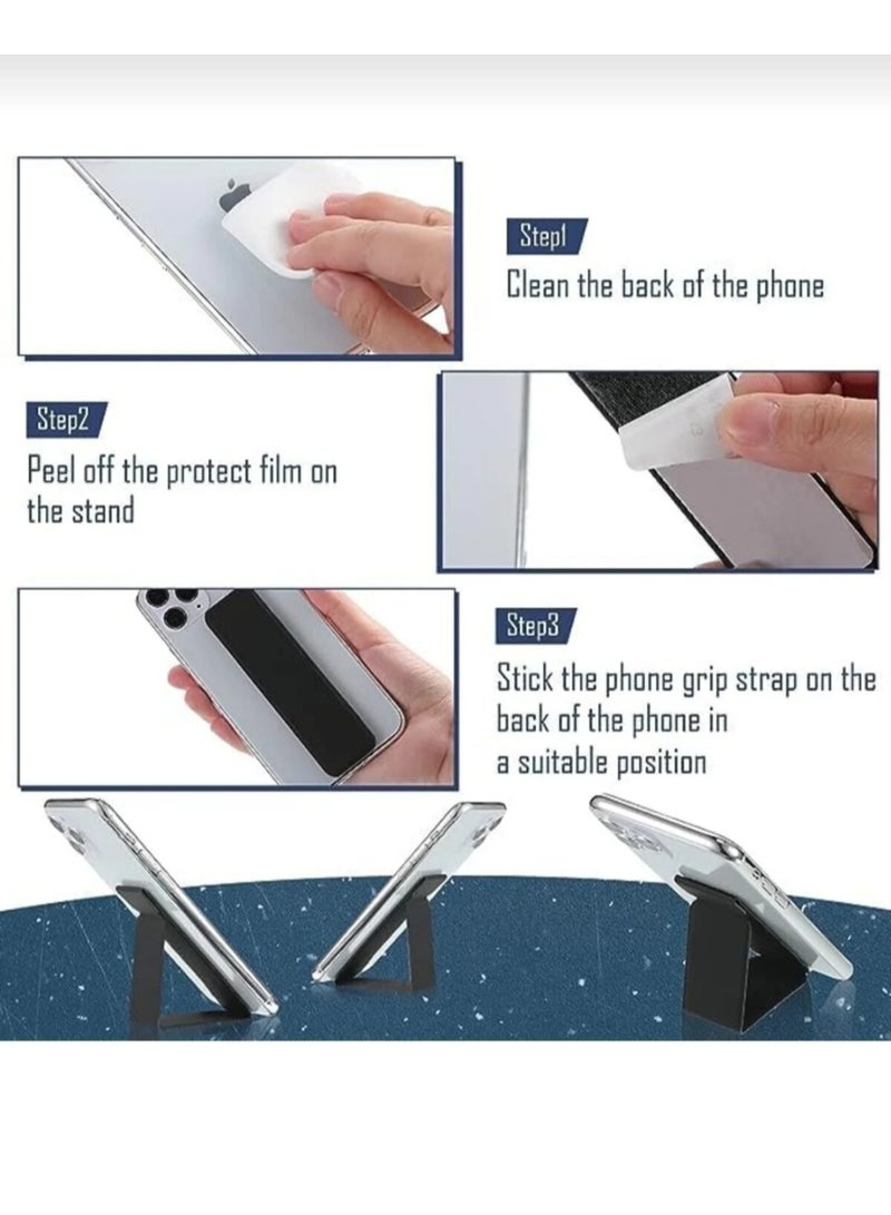 Winmax Magnetic Foldable Phone Stand Holder - Black - Image 5