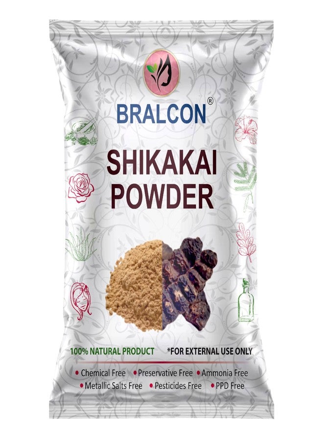 BRALCON Shikakai Powder 100gm for Frizzy, Soft & Shiny Hair Acacia Concinna for Hair Care Strengthening Nourish Conditioner & Cleanser 100% Natural Product - Image 1