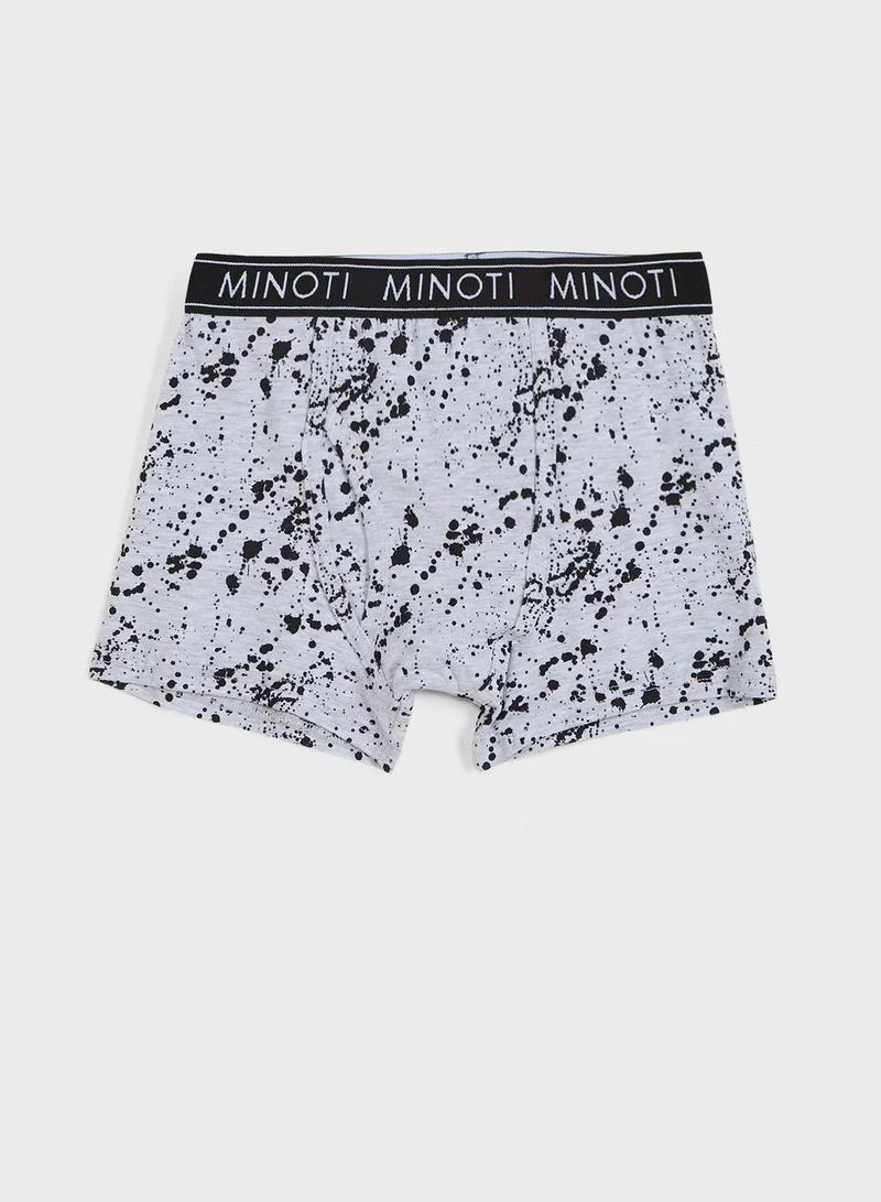 MINOTI Youth 3 Pack Assorted Boxers
