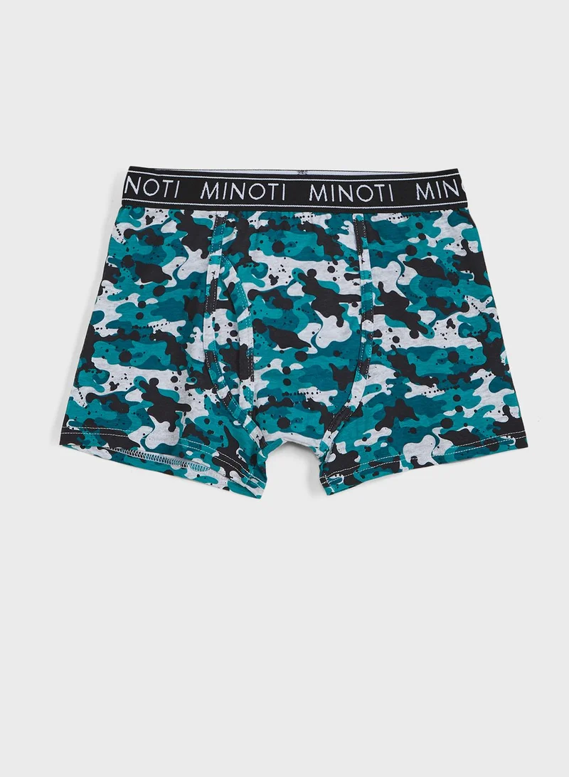 MINOTI Youth 3 Pack Assorted Boxers
