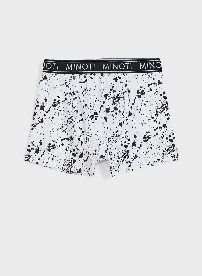 MINOTI Youth 3 Pack Assorted Boxers