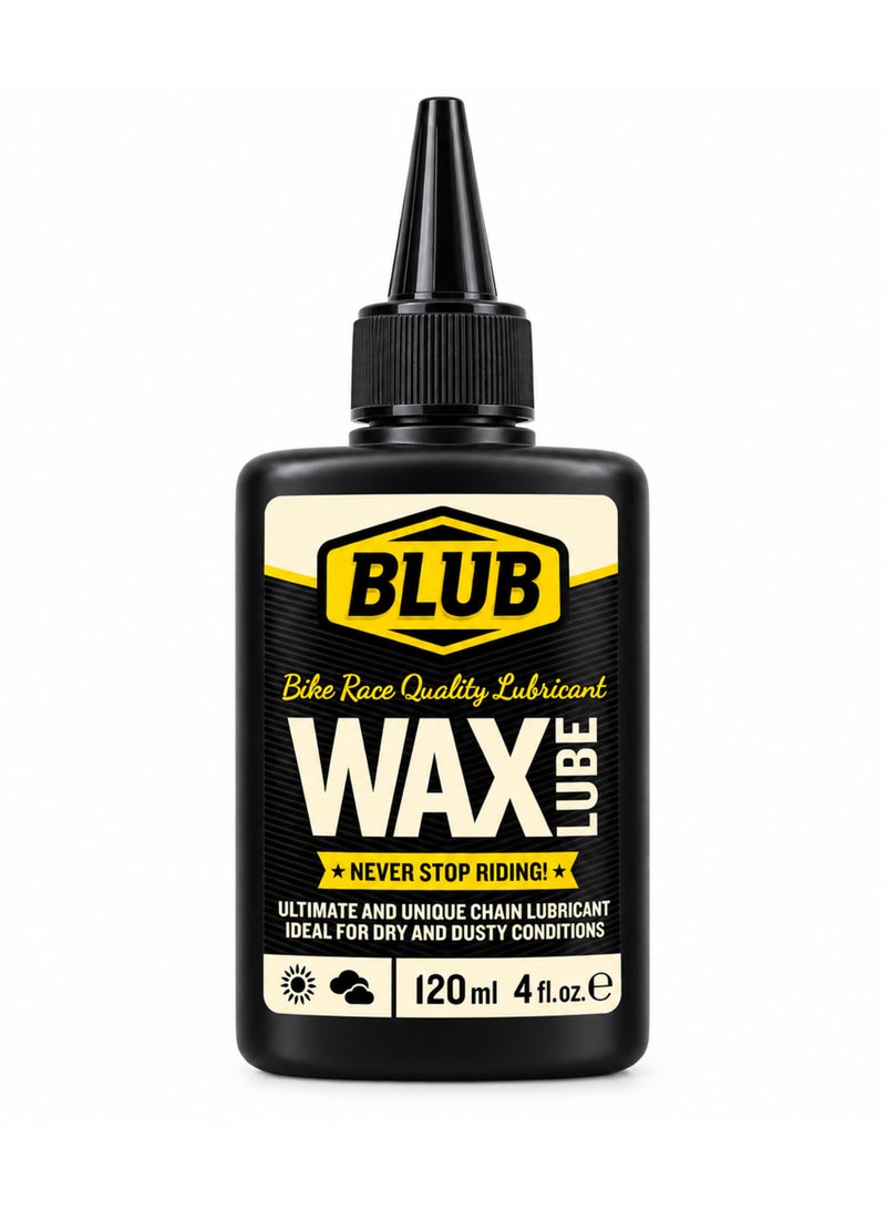 BLUB Wax Lube 120ml | Mountain Bike and Road Bike Chain Wax | Bicycle Chain Oil, MTB Bike Grease | Bicycle Chain Lubricant, Bike Wax | Bicycle Chain Wax - Image 1