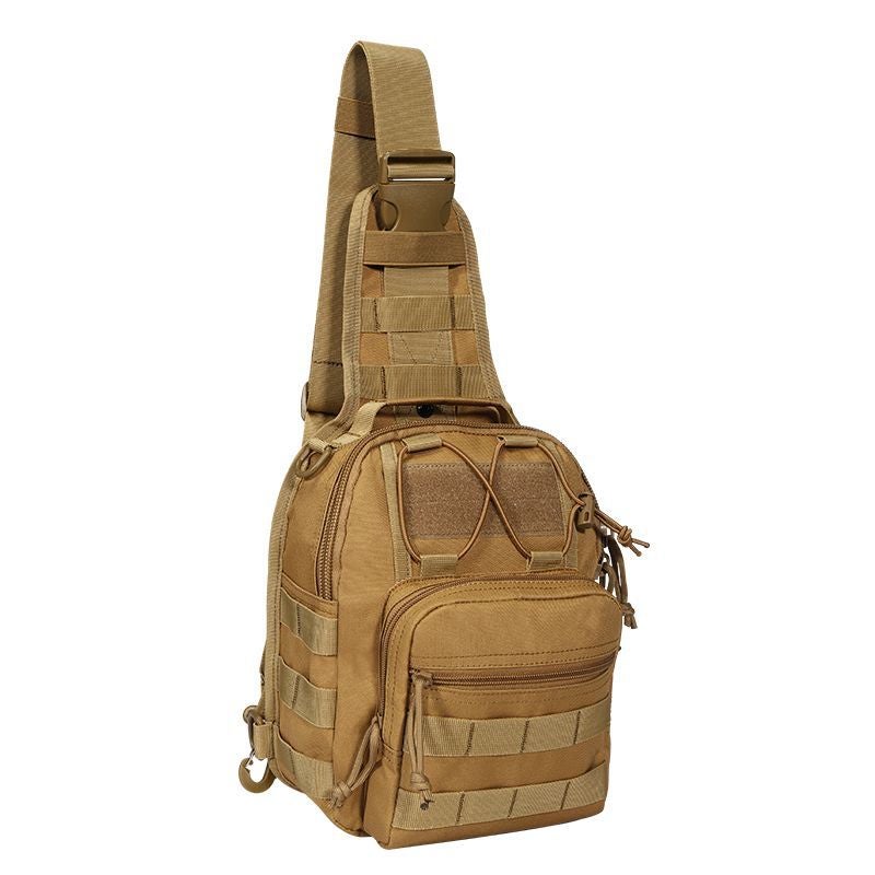 Camo Oxford Cloth 600D Encrypted Extra-Large Camouflage Chest Bag Shoulder Bag Outdoor Bag Crossbody Bag Tactical Small Chest Bag - Image 1