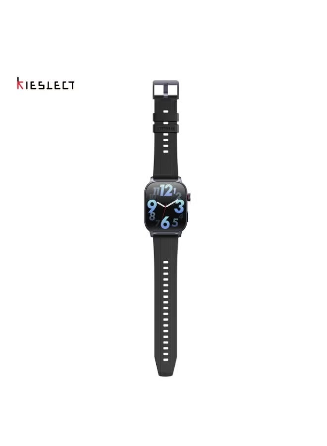 كيسلكت ساعة ذكية KS3 مزودة بشاشة AMOLED منحنية مقاس 2.1 بوصة ونظام تحديد المواقع العالمي (GPS) وتدعم الاتصال عبر البلوتوث - أسود - Image 4