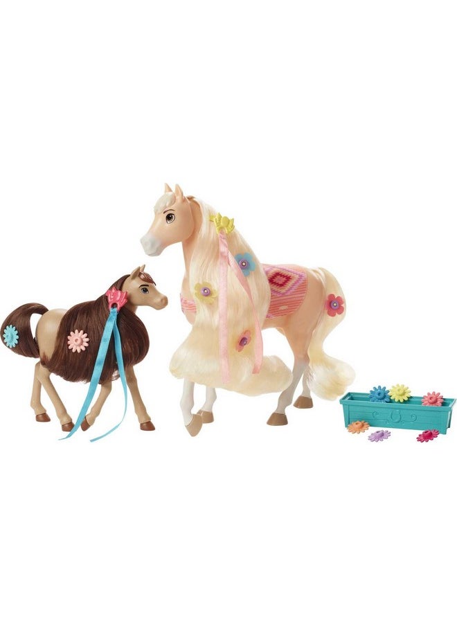 Mattel Games - Spirit Stable Style Chica Linda (8 In) Foal Figure Hair Tool & Styling Accessories Brush Mirror Great Gift For Ages 3 Years Old & Up - Image 1