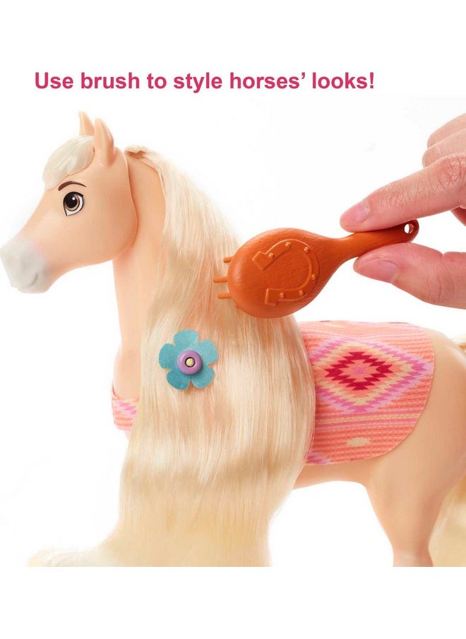 Mattel Games - Spirit Stable Style Chica Linda (8 In) Foal Figure Hair Tool & Styling Accessories Brush Mirror Great Gift For Ages 3 Years Old & Up - Image 1