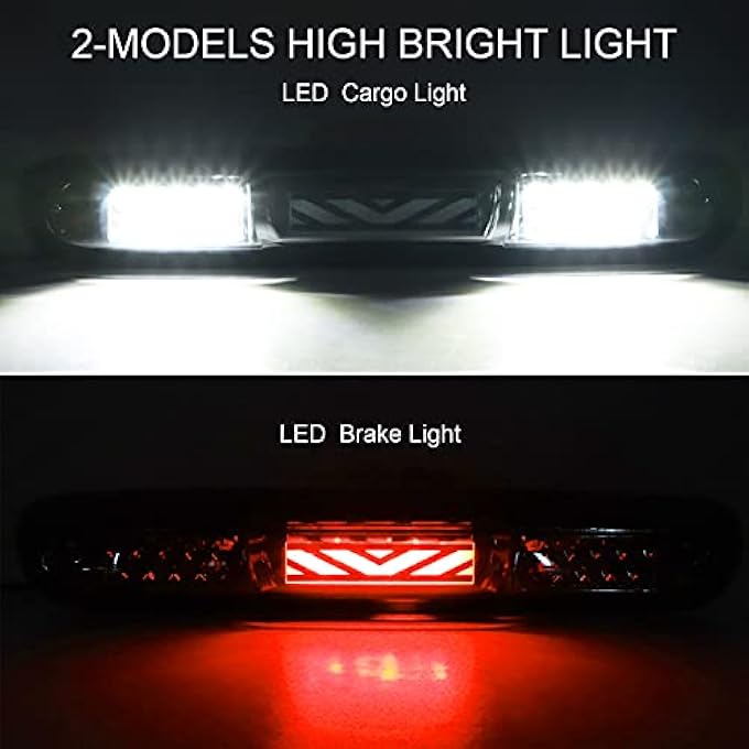 Tresound Led Third 3Rd Brake Light For 20072013 Chevy Silverado Gmc Sierra 1500 2500 3500 Hd Classic Rear Cargo Lamp High Mount Stop Light - Image 3