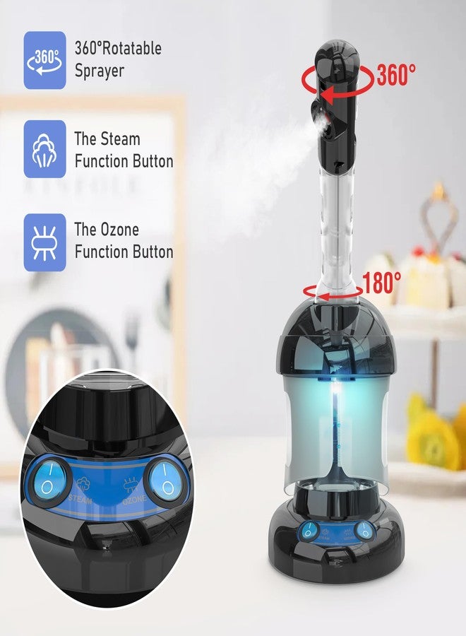 Kingsteam Facial Steamer - Ozone Steamer with Extendable Arm - Professional Nano Ionic Facial Steamer for Deep Cleaning - Portable for Personal Care Use at Home or Salon - Image 4