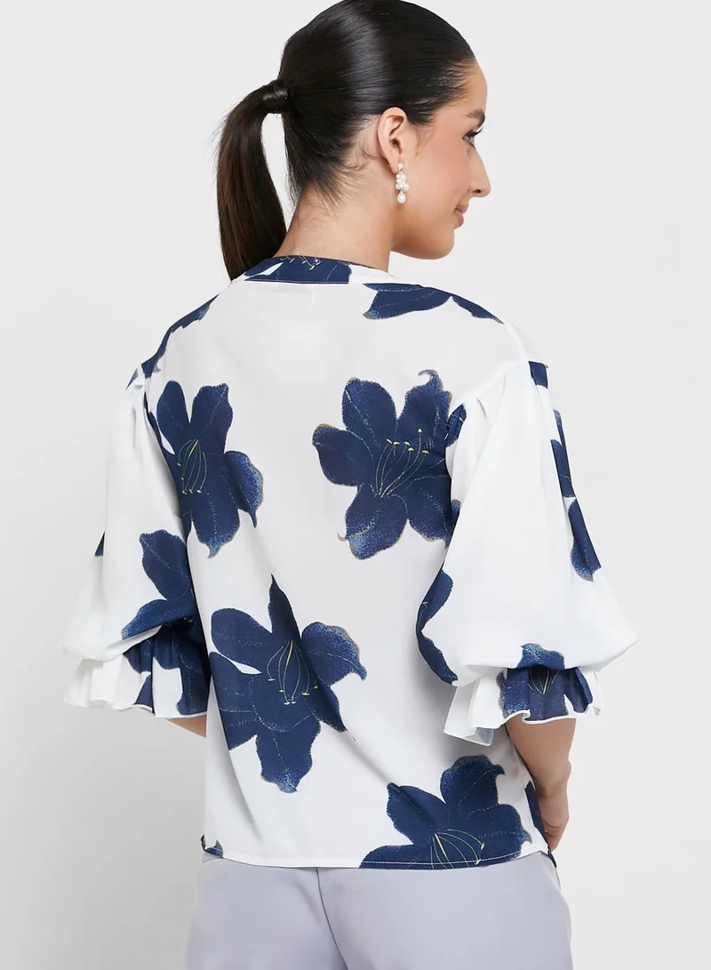 ELLA Floral Printed Top