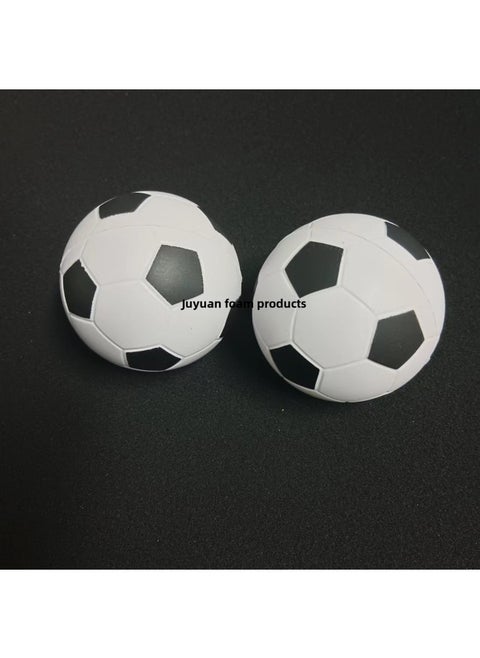 High Elasticity Pu Foam Colorful Toy Balls 40mm Inspirational Children's Play Balls Smooth Surface Polyurethane Foam-Color:60mm Football-Diameter:See Color Details