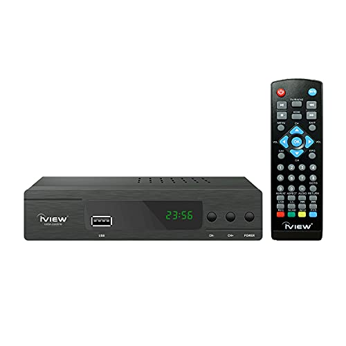 iView 3300STB ATSC Converter Box with Recording, Media Player, Built-in Digital Clock, Analog to Digital, QAM Tuner, HDMI, USB 3300STBA (New firmware) - Image 1