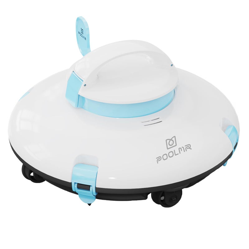 PoolMr Cordless Robotic Pool Cleaner - Above Ground Pool Vacuum - 15Kpa Strong Suction, 52 Ft/Min Speed, Dual-Motor, Self-Parking, Ideal for Flat Swimming Pools, Teal(2025 Version) - Image 1