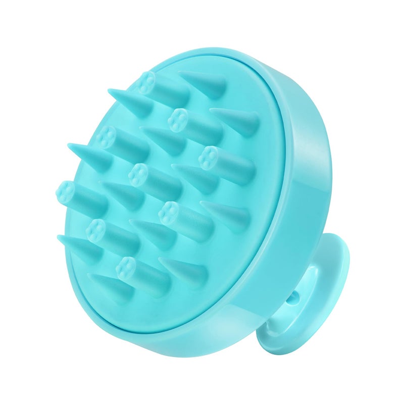 HEETA Hair Scalp Massager for Hair Growth, Shampoo Brush, Scalp Scrubber Exfoliator with Soft Silicone Bristles for Dandruff Removal to Relieve Stress, Wet Dry Use, Green - Image 1