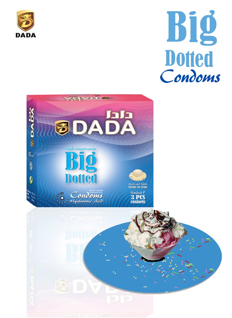Dada - Dada Condoms Big Dotted 3's - Image 1
