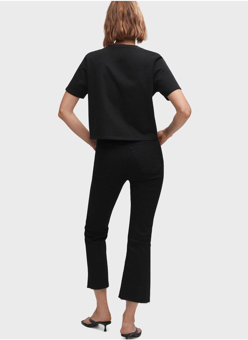 MANGO - High Waist Jeans - Image 1