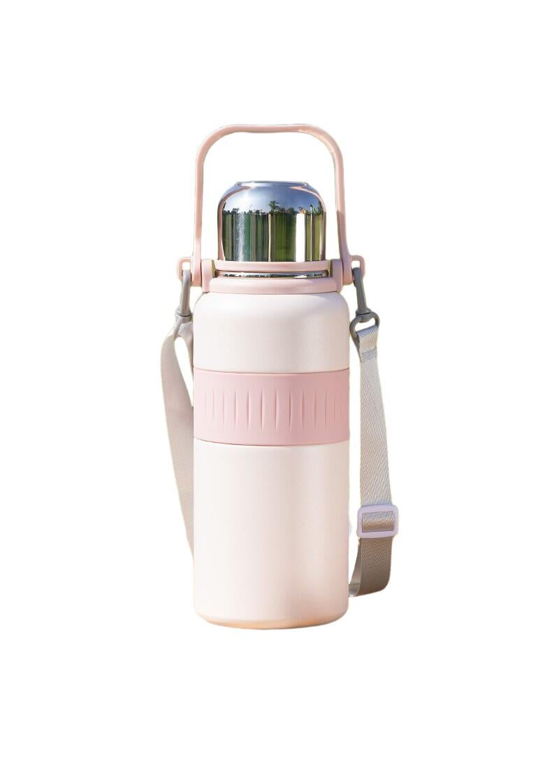 Y&D 1200ML Large Capacity Double Layer 316 Stainless Steel Travel Outdoor Camping Thermos Cup Coffee Thermo with 1 cups, Insulated Water Bottle, Stainless Steel Vacuum Flask Set for Hot and Cold Drinks, Gifts Box - Image 1