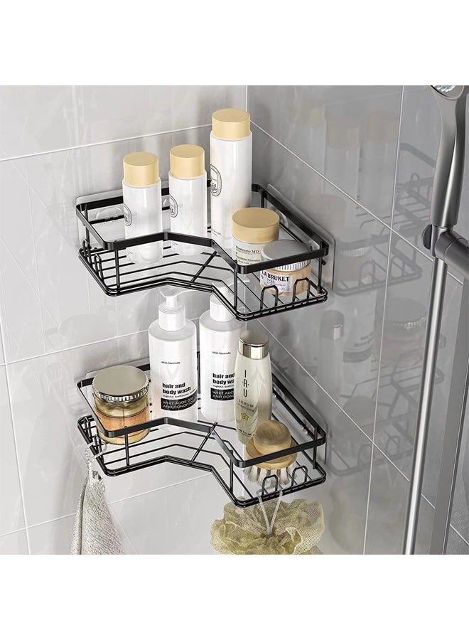 Kitchen bathroom rack corner tripod soap rack, stainless steel shower rack on bathroom wall, bathroom bathroom storage wall rack  - Image 5