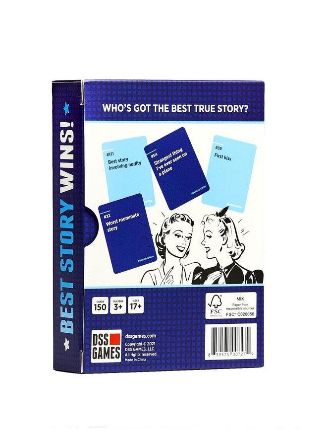 DSS Games Best Story Wins [A Party Game] of Juicy Conversation Starters. True Stories Only - Image 4