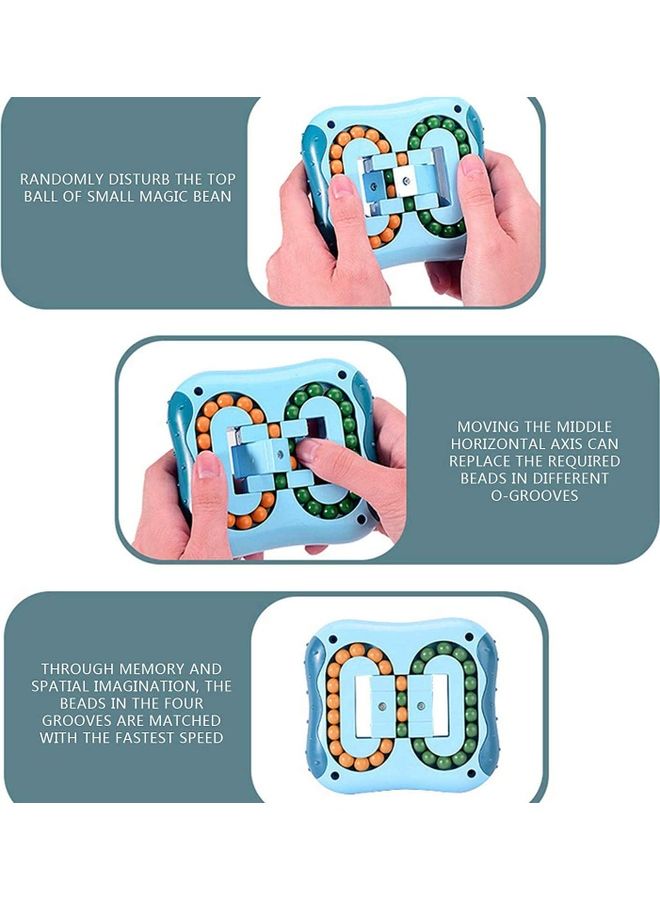 Relieve Stress Magic Rubik Cube Bean Fingertip Toys - Image 3
