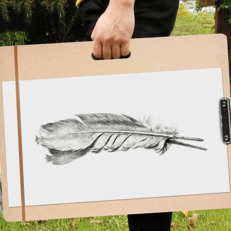 لوحة رسم خشبية محمولة لطلاب الفنون بحجم 8K 45×60 سم للرسم واللواء في الداخل والخارج - Image 2