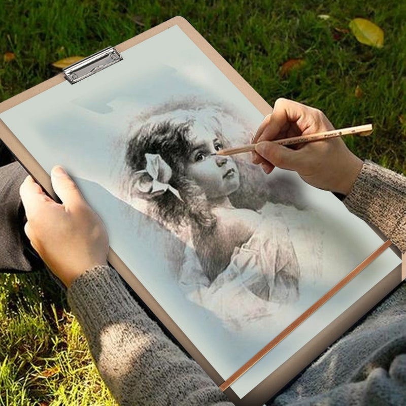 لوحة رسم خشبية محمولة لطلاب الفنون بحجم 8K 45×60 سم للرسم واللواء في الداخل والخارج - Image 3