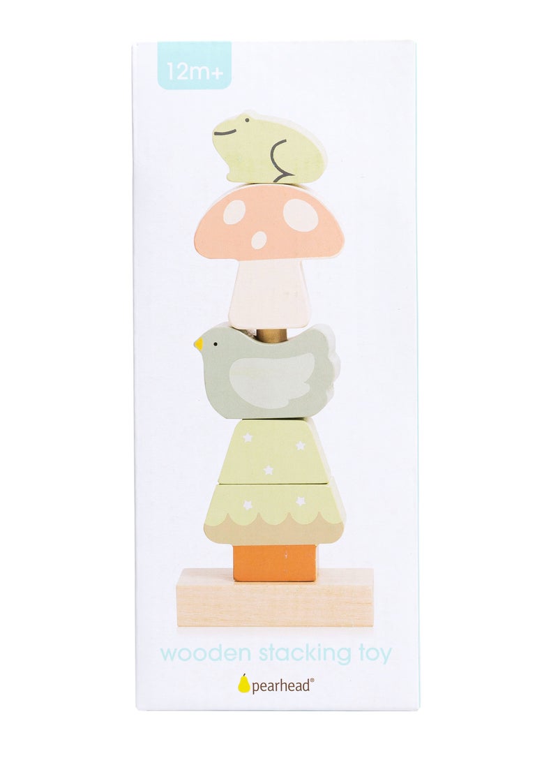pearhead woodland wooden stacking toy  - Image 3