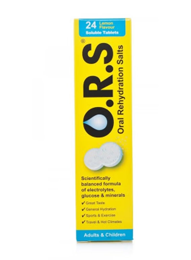 Ors Soluble Tablet Lemon 24S