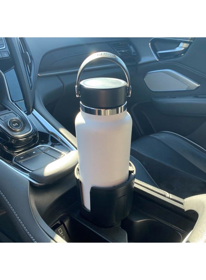 Swigzy Car Cup Holder Expander Adapter (Long Base Version) - Fits Hydro Flask, Yeti, Nalgene, Large 32/40 oz. Bottles & Big Drinks - Image 3
