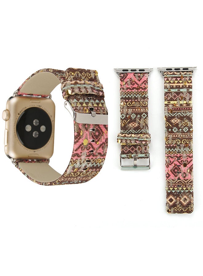 Replacement Band For Apple Watch Series 3 / 2 1 38mm Brown - Image 2