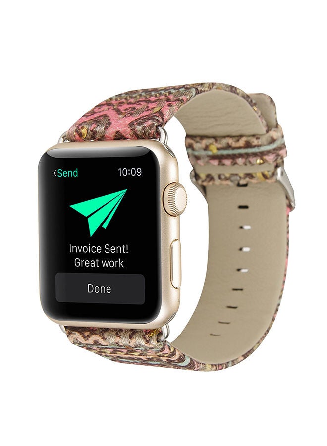 Replacement Band For Apple Watch Series 3 / 2 1 38mm Brown - Image 4