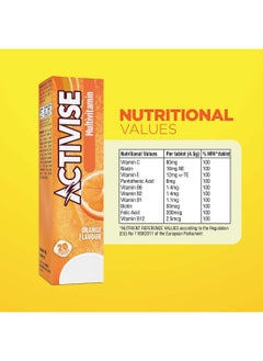 Activise Activise Multivitamin Effervescent Tablets, Orange 20's  - Image 3