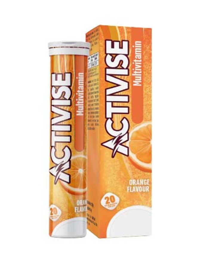Activise Activise Multivitamin Effervescent Tablets, Orange 20's  - Image 1