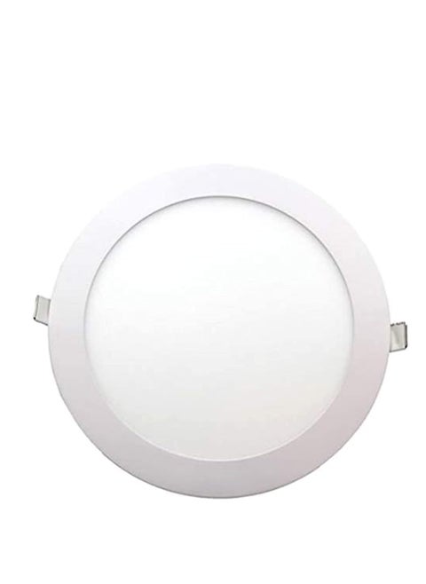 Gloware 18W Round LED Slim Panel Light – Cool White, Ultra-Thin Recessed Ceiling Fixture