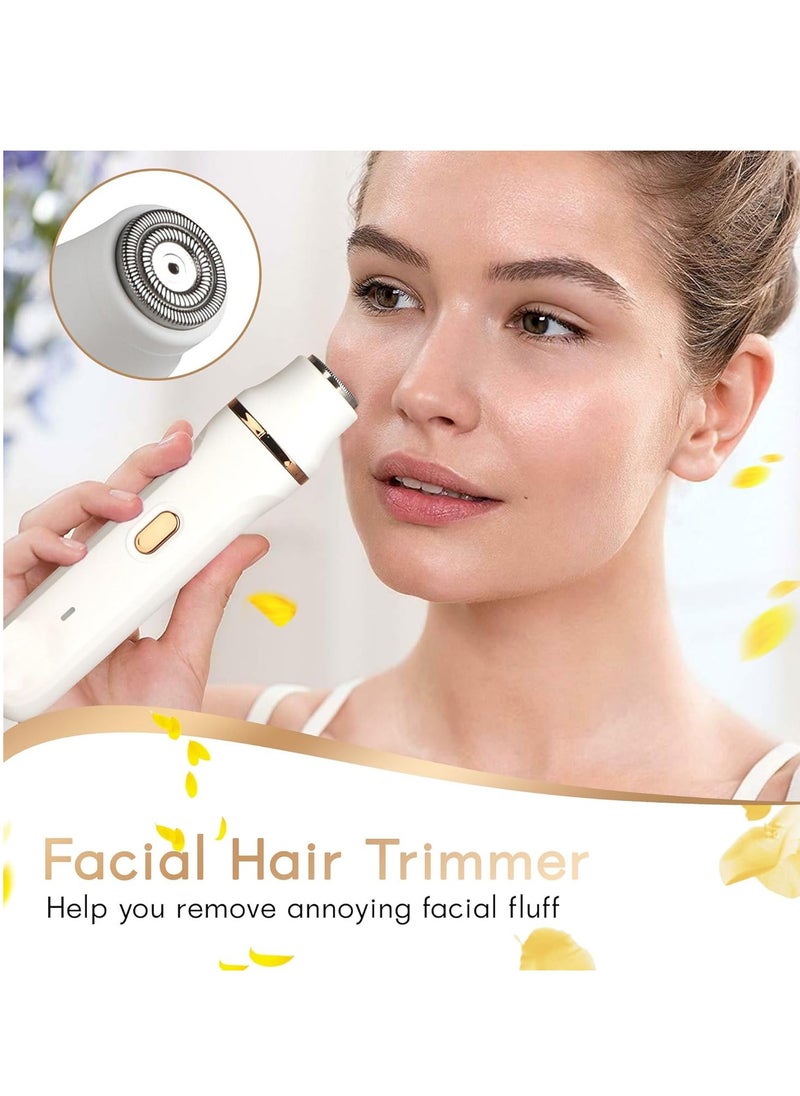 DOSCHER 5-in-1 Electric Razor for Women – Nose, Face & Body Hair trimmer | Multi-Functional Ladies Grooming Kit with Long Hair Trimmer, Precision Blade, Nose Trimmer, T-Shaver & Round Trimmer  - Image 3