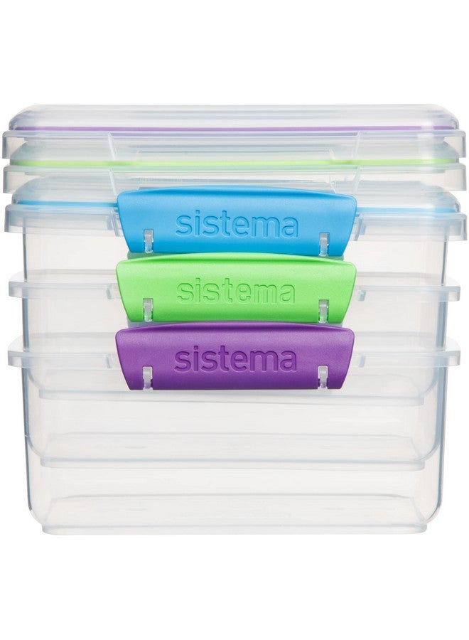 سيستيما حافظة طعام بولي بروبيلين متنوعة 1 لتر × 3 - Image 3