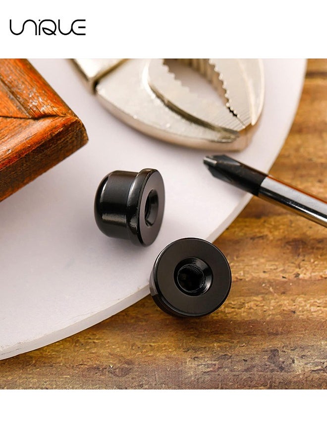 Unique Lamp Finial Knob, Lamp Accessories1/2 Inch Tall Lamp Finials Plated Steel Finials Tapped 1/4-27 for Lamp Harp Tops (8 Pieces, Black)  - Image 4