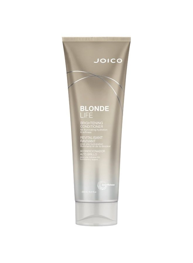 JOICO Blonde Life Brightening Conditioner | For Blonde Hair | Illuminate Hydration & Softness | Add Softness & Smoothness | Sulfate Free | With Monoi & Tamanu Oil | 8.5 Fl Oz - Image 1