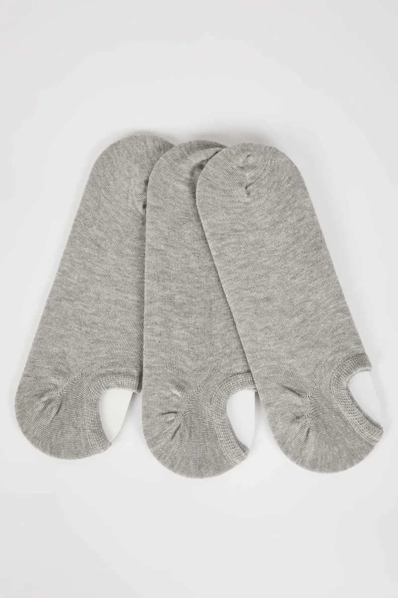 ديفاكتو Men's Cotton 3-pack Sneaker Socks