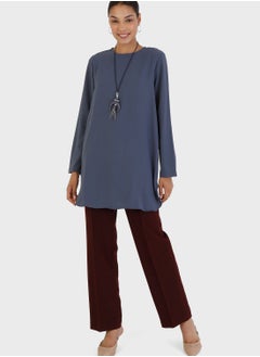 Crew Neck Knitted Tunic - pzsku/ZB48E1ED773600EE3370FZ/45/_/1697309682/41bd8e57-2ef2-473b-9b1f-c49b6d43f935