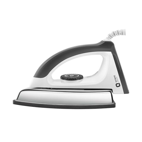 Orient Electric Ultimate Plus 1100 Watt | Heavy Weight Dry Iron for clothes with DuPont American Heritage Coated Non Stick Soleplate | Better Heat Conductivity | 2 Years Replacement Warranty - Image 1