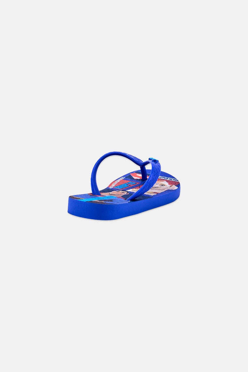 Ipanema Kids Boy Super Pets Slip On Slippers, Blue - Image 3